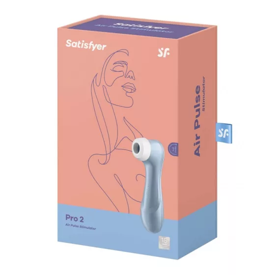 Satisfyer – Pro 2. léghullámos csiklóizgató (kék) (2. generációs)