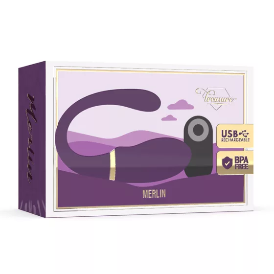 Treasure – Merlin kétmotoros vibrációs tojás, távirányítóval