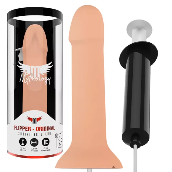 Mythology – Flipper spriccelő szilikon dildó (18,5 cm)