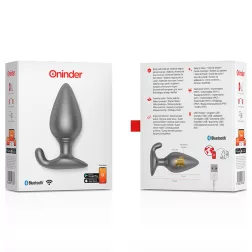 Oninder Rio análvibrátor (fekete) (APP-os)