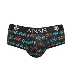   Anais Benito hátul nyitott férfi alsó, kerépáros mintával.