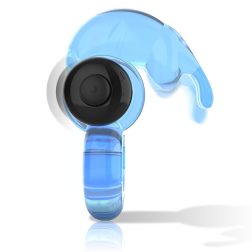 Intense Fry vibrációs péniszgyűrű, ágacskával (kék)