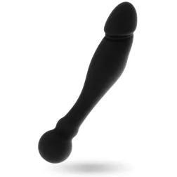   Black & Silver – Karl mindkét végén használható szilikon dildó