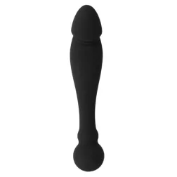   Black & Silver – Karl mindkét végén használható szilikon dildó