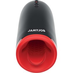   JamyJob Spin-X vibrációs maszturbátor, belül forgó gyöngysorral, melegítő hatással