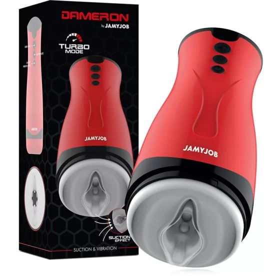 JamyJob – Dameron vibrációs maszturbátor, szívó hatással