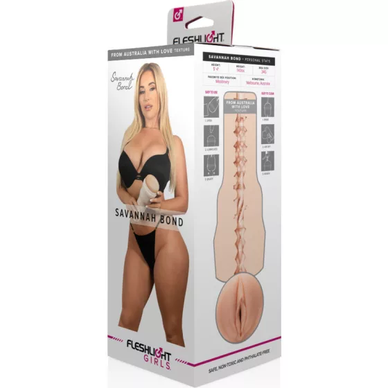 Fleshlight Girls Savannah Bond punci (From Australia with Love betéttel)