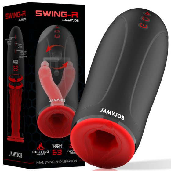 JamyJob Swing-R vibrációs maszturbátor, mozgással, melegítő funkcióval