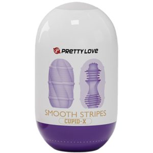 Pretty Love Smooth Stripes Cupid-X maszturbátor (mályva)