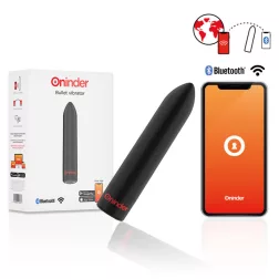 Oninder Berlin minivibrátor (fekete) (APP-os)