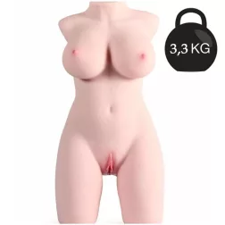   Armony női testrészlet maszturbátor, hajlítható lábakkal (40 cm/Model 4)