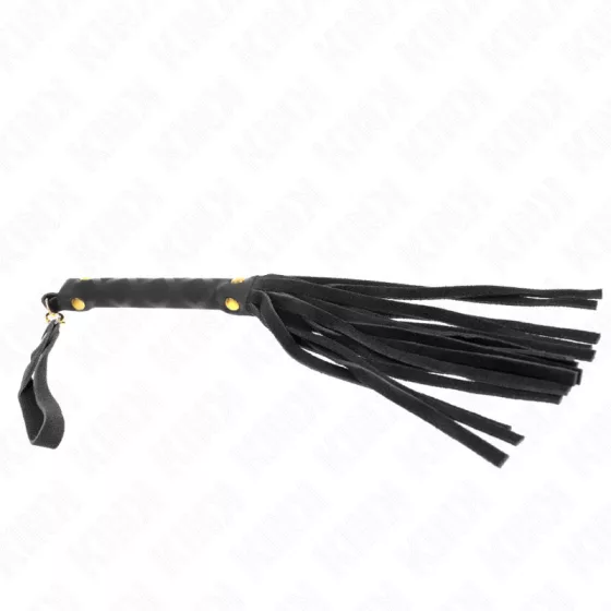 Kink – rövid velúr korbács (28 cm)