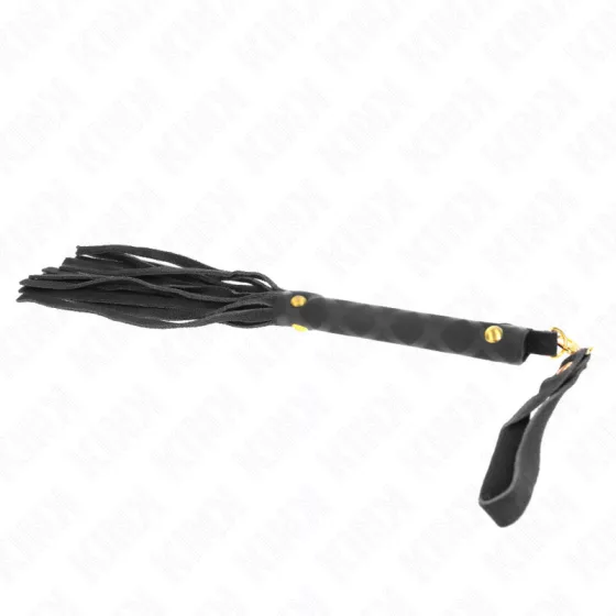 Kink – rövid velúr korbács (28 cm)