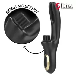 Ibiza – G-pont vibrátor szilikonsörtés klitoriszággal