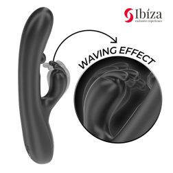   Ibiza - Rolling Ball Rabbit klitoriszágas vibrátor G-pont stimuláló forgógolyóval
