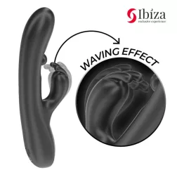   Ibiza – Rolling Ball Rabbit klitoriszágas vibrátor G-pont stimuláló forgógolyóval