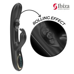   Ibiza - Rolling Ball Rabbit klitoriszágas vibrátor G-pont stimuláló forgógolyóval