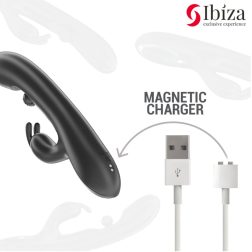   Ibiza - Rolling Ball Rabbit klitoriszágas vibrátor G-pont stimuláló forgógolyóval