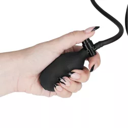 Fetish – felfújható nyakörv láncpórázzal