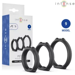   Intense – Model 9 Peter - háromrészes pénisz- és heregyűrű szett