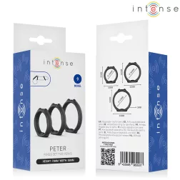   Intense – Model 9 Peter - háromrészes pénisz- és heregyűrű szett