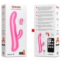   Oninder klitoriszágas vibrátor, rotációval (pink) (APP-os)