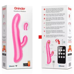   Oninder Oslo klitoriszágas vibrátor, rotációval (pink) (APP-os)