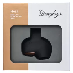   Langloys – Hera ujjra húzható léghullámos csiklóizgató (fekete).