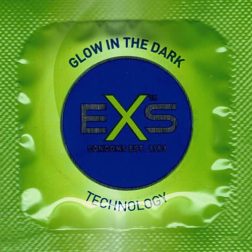 EXS Glowing sötétben világító óvszer (3 db)