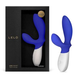 Lelo Loki Wave prosztata vibrátor, mozgó fejjel (kék).