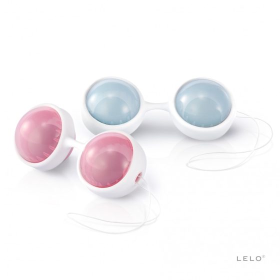 Lelo Luna Beads 2 x 2 darab prémium gésagolyó, belső ballasztgolyóval (normál)