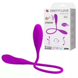 Pretty Love – Snaky Vibe flexibilis, kétfejű vibrátor.