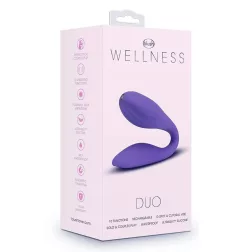 Blush – Wellness Duo kétmotoros párvibrátor (lila).