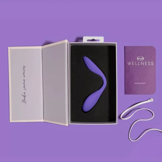 Blush Wellness Duo kétmotoros párvibrátor (lila).