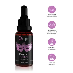 Orgie – Orgasm Drops uniszex stimuláló gél (30 ml)