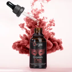   Orgie – Orgasm Drops Kissable uniszex stimuláló gél, almaízű (30 ml)