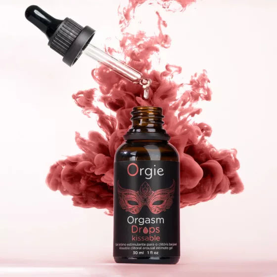 Orgie – Orgasm Drops Kissable uniszex stimuláló gél, almaízű (30 ml)