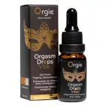   Orgie – Orgasm Drops Vibe! uniszex stimuláló gél melegítő hatással, almaízű (15 ml)