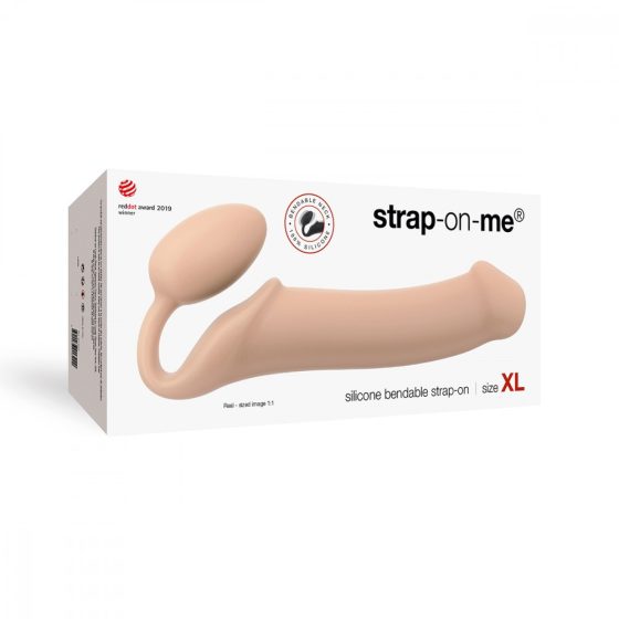 Strap-On-Me páros strap-on dildó (XL méret - világos bőrszín)