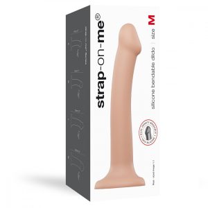 Strap-On-Me dupla rétegű, realisztikus, hajlítható dildó (M méret - világos bőrszín) Strap-On-Me dupla rétegű, realisztikus, hajlítható dildó (M méret - világos bőrszín)