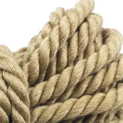 Fetish – kender bondage kötél (natúr, 10 méter)