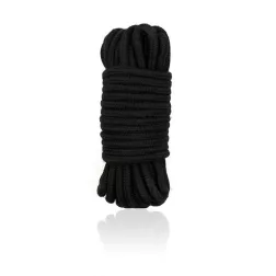 Fetish – bondage kötél (fekete, 10 méter)