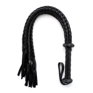 Fetish – fonott korbács (75 cm)