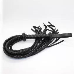 Fetish – fonott korbács (75 cm)