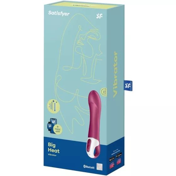 Satisfyer – Big Heat vibrátor melegítő funkcióval (APP-os)