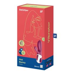   Satisfyer Hot Bunny kétmotoros csiklóágas vibrátor, melegítő funkcióval (APP-os)