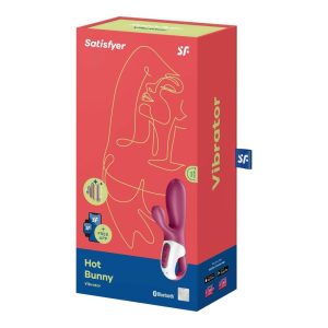 Satisfyer Hot Bunny kétmotoros csiklóágas vibrátor, melegítő funkcióval (APP-os)