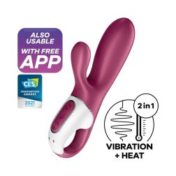   Satisfyer Hot Bunny kétmotoros csiklóágas vibrátor, melegítő funkcióval (APP-os)
