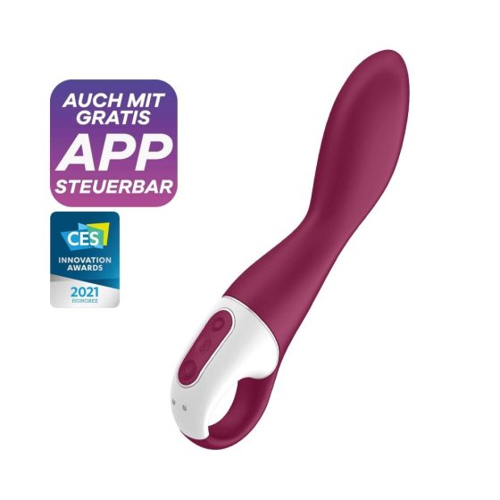 Satisfyer Heated Thrill vibrátor, melegítő funkcióval (APP-os)