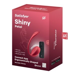 Satisfyer Shiny Petal vibrációs tojás, vezeték nélküli távirányítóval (piros) (APP-os) Satisfyer Shiny Petal vibrációs tojás, vezeték nélküli távirányítóval (piros) (APP-os)
